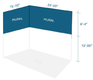 Fayetteville Mural measurements