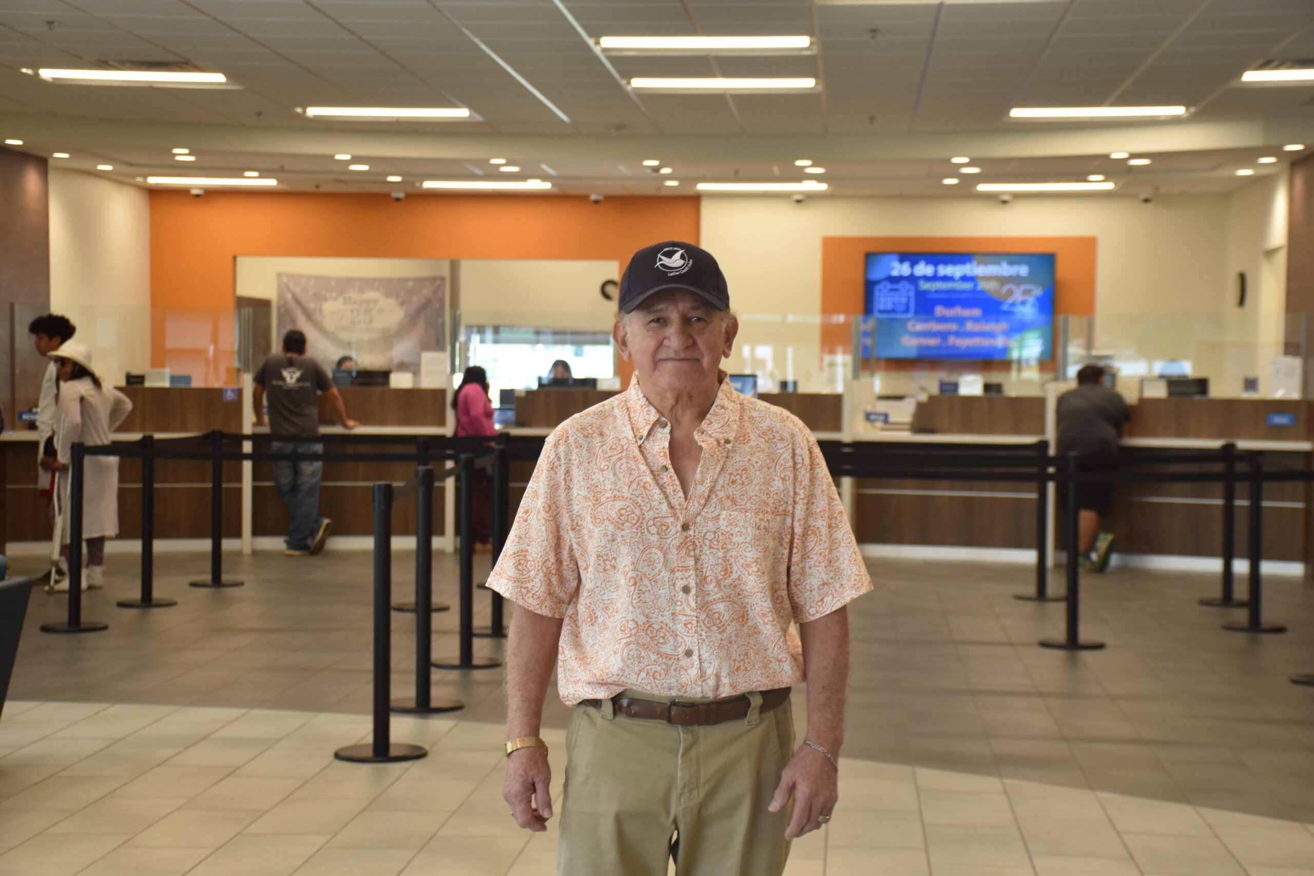 member Fulton inside Lccu branch