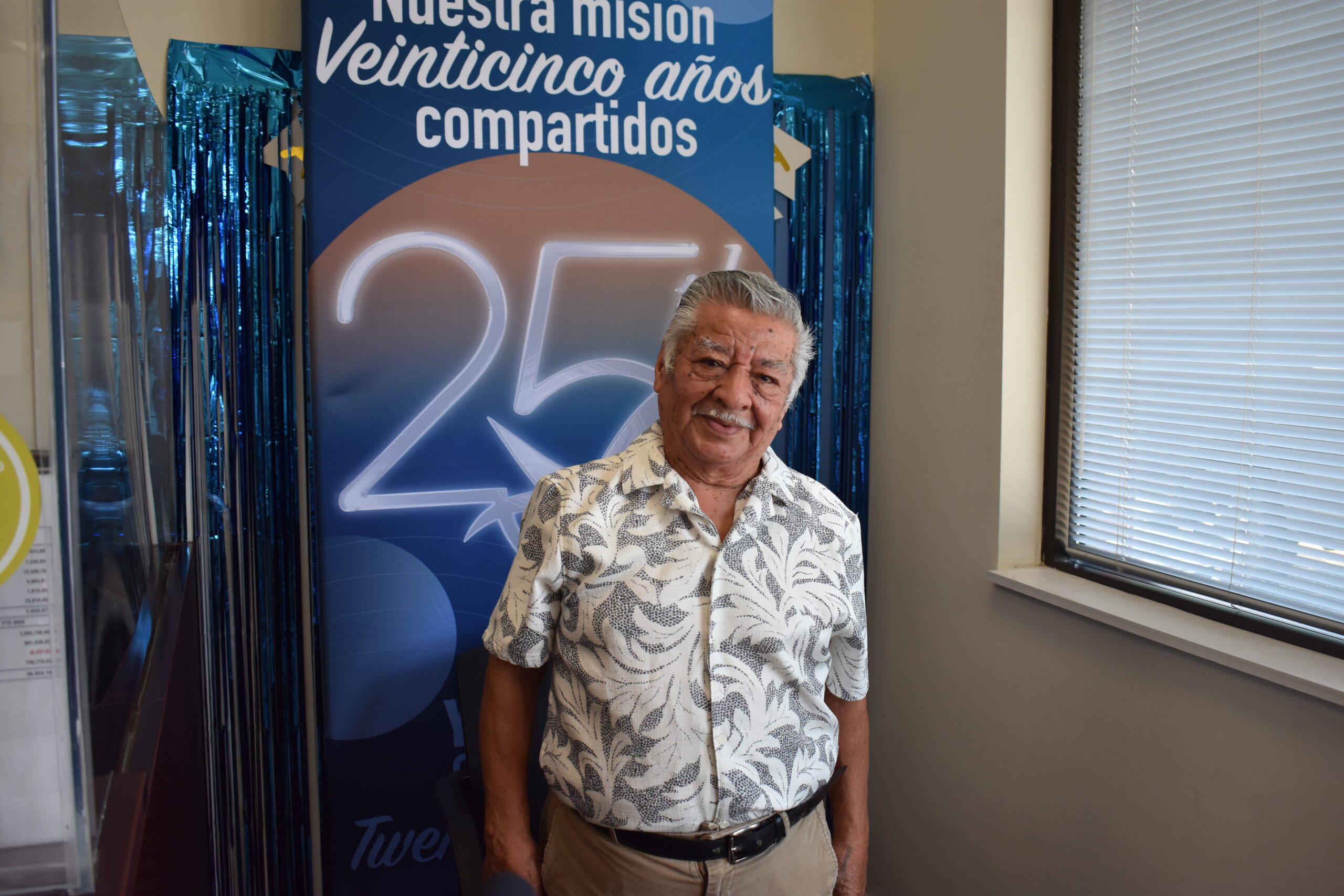 Member Manuel inside Lccu branch